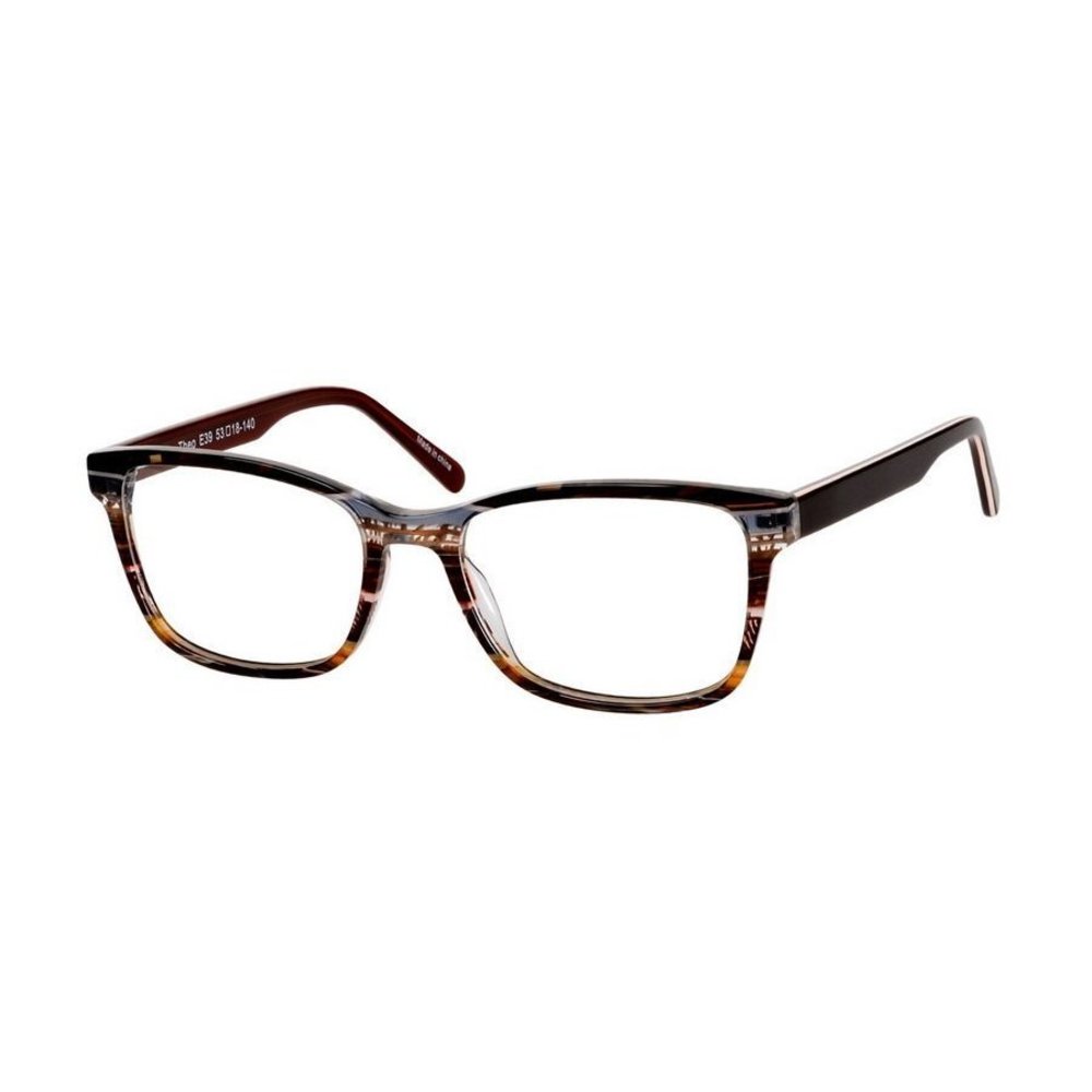 IOTA Theo Eyeglasses E39 Brown Stripe 53mm